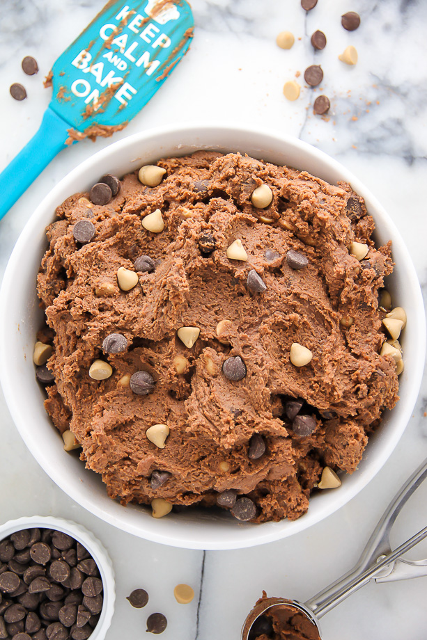 Rich and decadent chocolate cookies loaded with chocolate AND butterscotch chips!