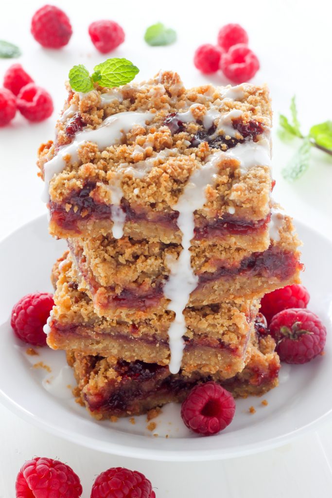 Raspberry Crumb Bars