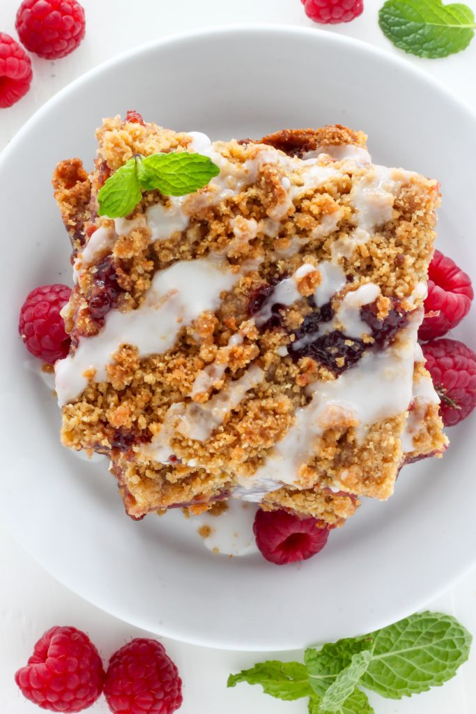Raspberry Crumb Bars
