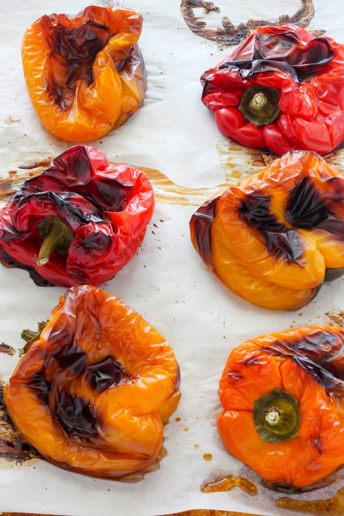 Roasted Peppers with Capers and Mozzarella