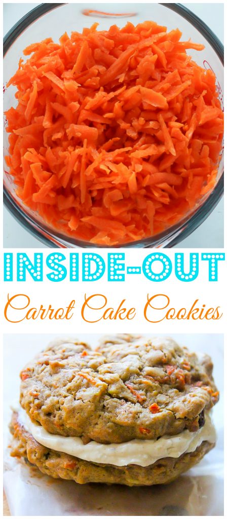 Inside-Out Carrot Cake Cookies