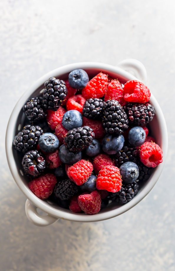 Sweet and refreshing, this Berry Pie Smoothie is the perfect Summer treat!