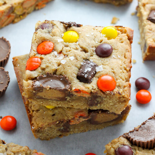 Loaded Peanut Butter Cookie Bars - simply incredible!