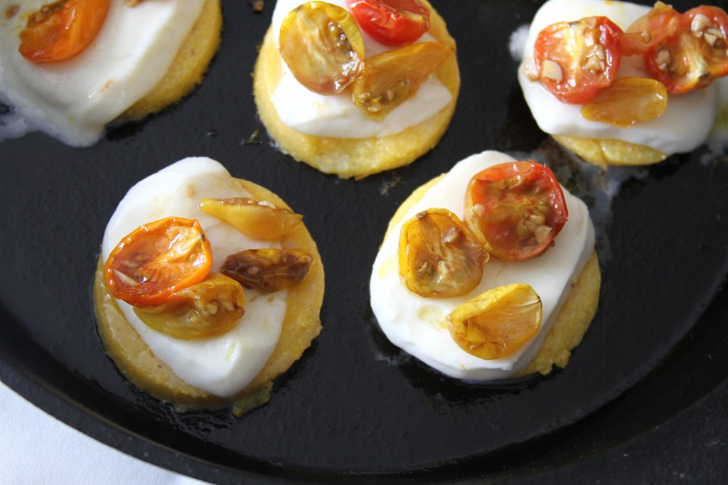 Caprese Polenta Stacks