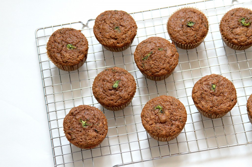 (Vegan) Spelt Flour Zucchini - Maple Muffins