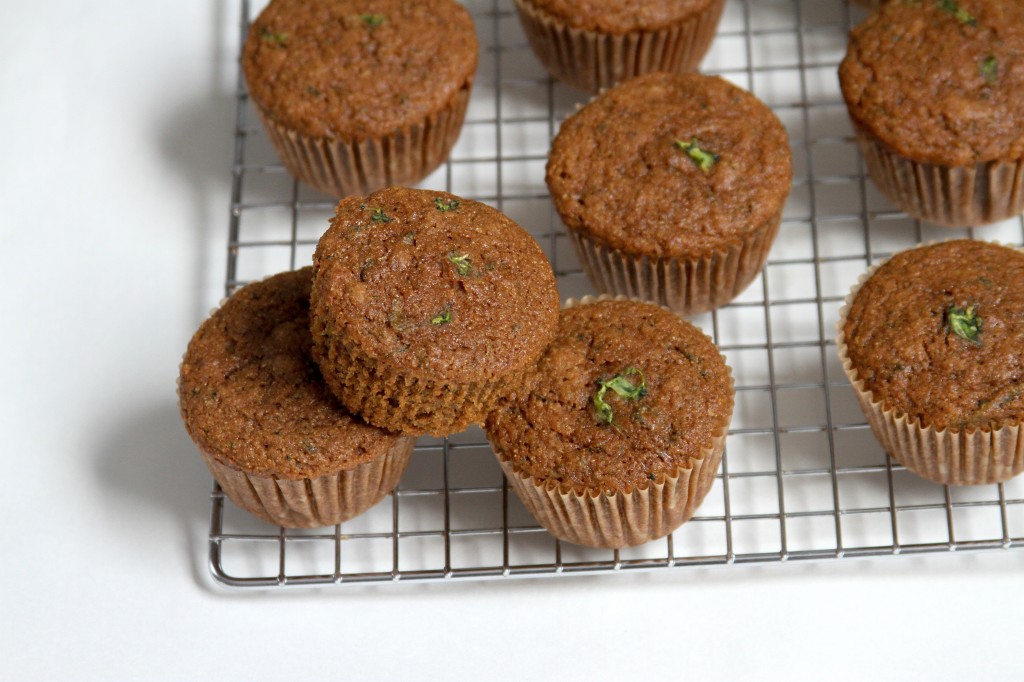 (Vegan) Spelt Flour Zucchini - Maple Muffins