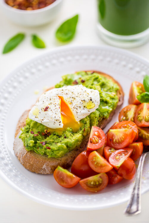 Avocado Toast and Homemade Green Juice