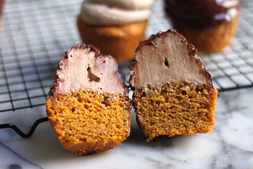 Pumpkin High Hat Cupcakes