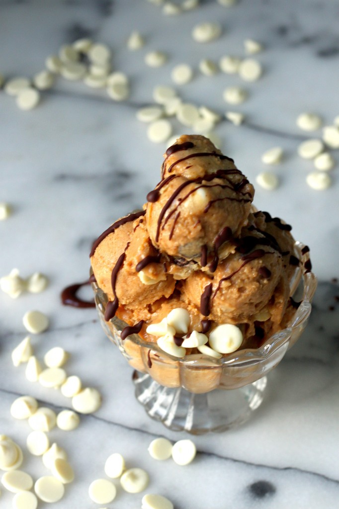 Pumpkin Toffee Chocolate Chip Cookie Dough Ice Cream