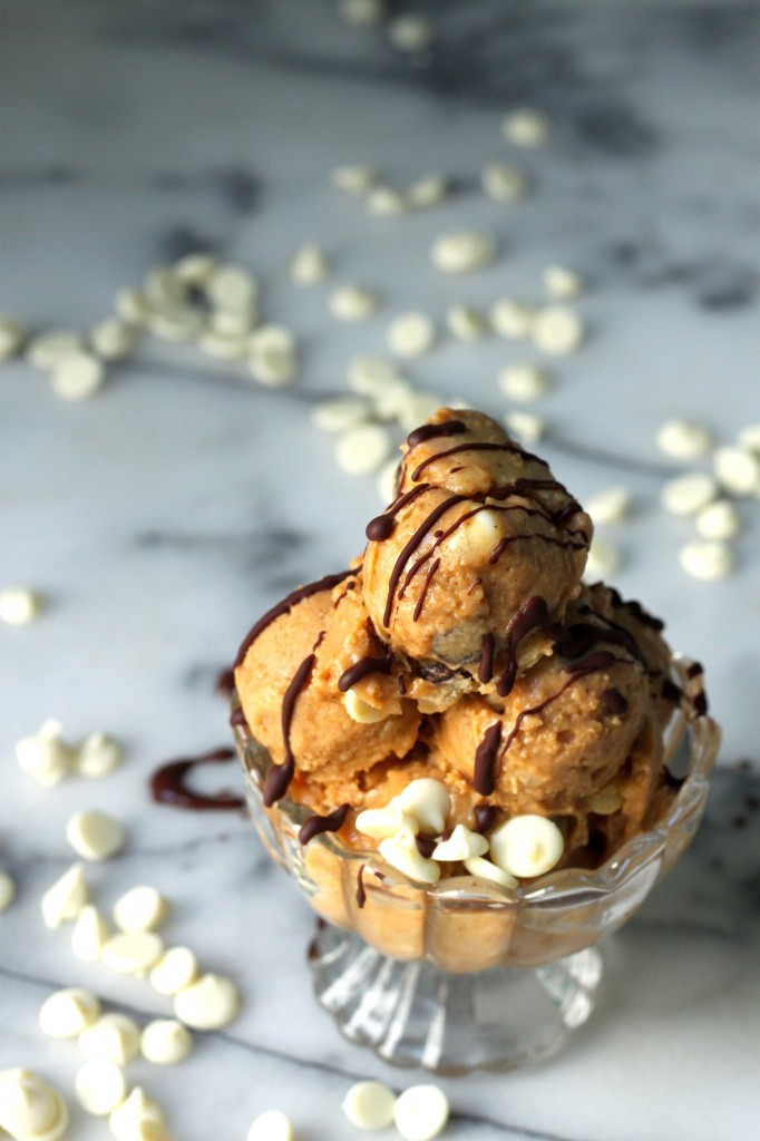 Pumpkin Toffee Chocolate Chip Cookie Dough Ice Cream