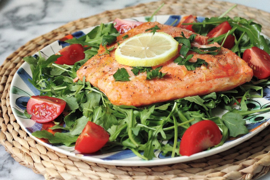 20 Minute Tabasco & Honey Roasted Salmon