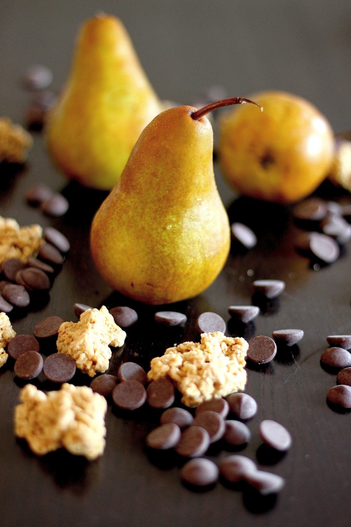 Pear, Granola, and Ginger Chocolate Chip Scones