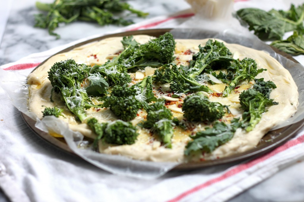 Broccoli Rabe & Burrata Pizza