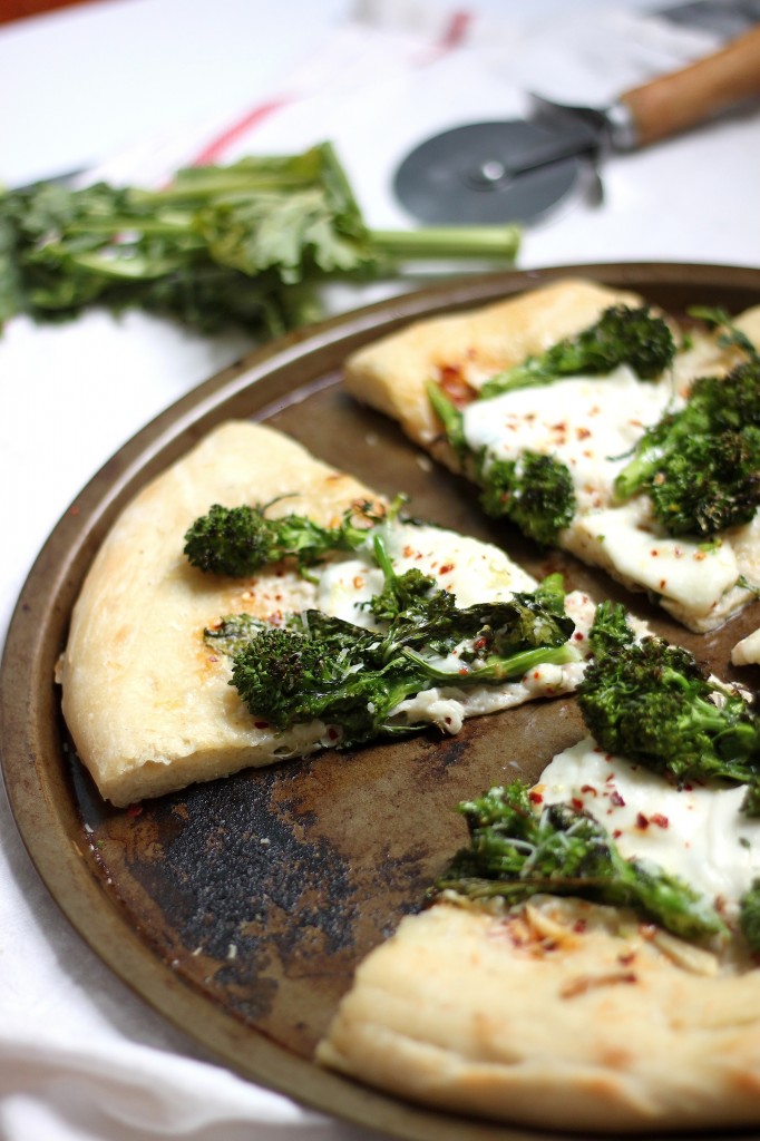 Broccoli Rabe & Burrata Pizza