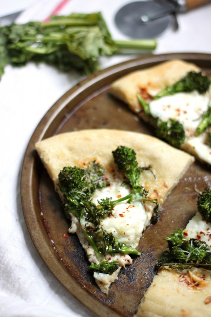 Broccoli Rabe & Burrata Pizza