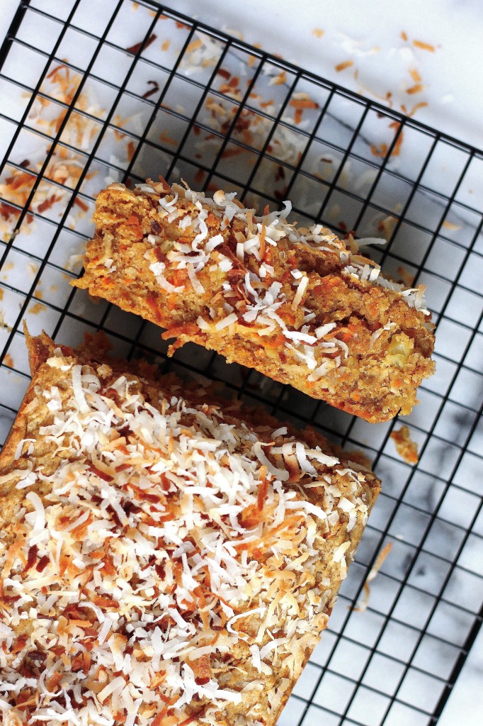 (Vegan) Tropical Carrot Coconut Snack Cake