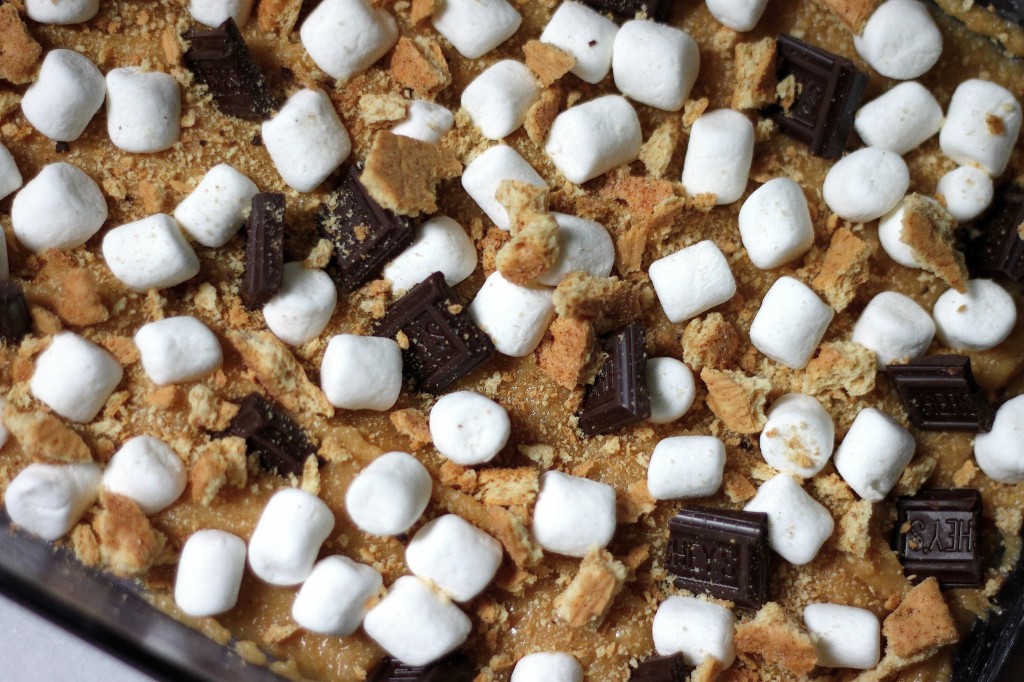 Double Decker S'mores Blondies