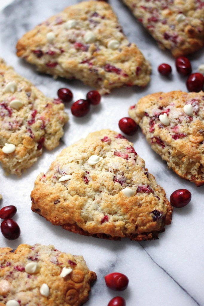 White Chocolate Cranberry Scones