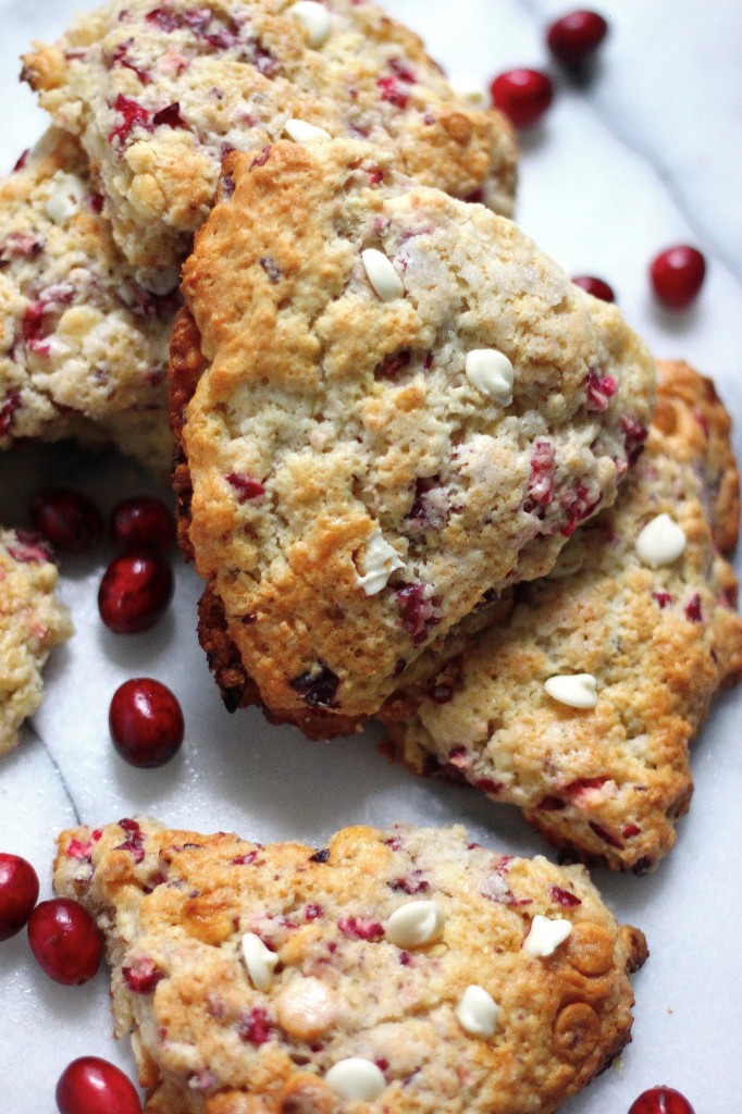 White Chocolate Cranberry Scones