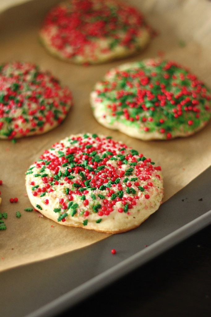 Holiday Confetti Cheesecake Cookies