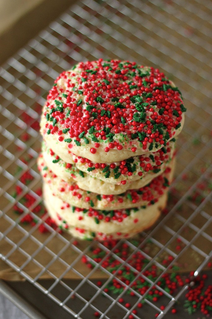 Holiday Confetti Cheesecake Cookies