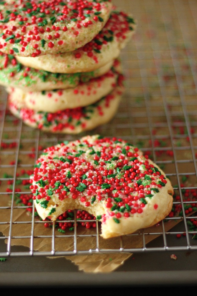 Holiday Confetti Cheesecake Cookies