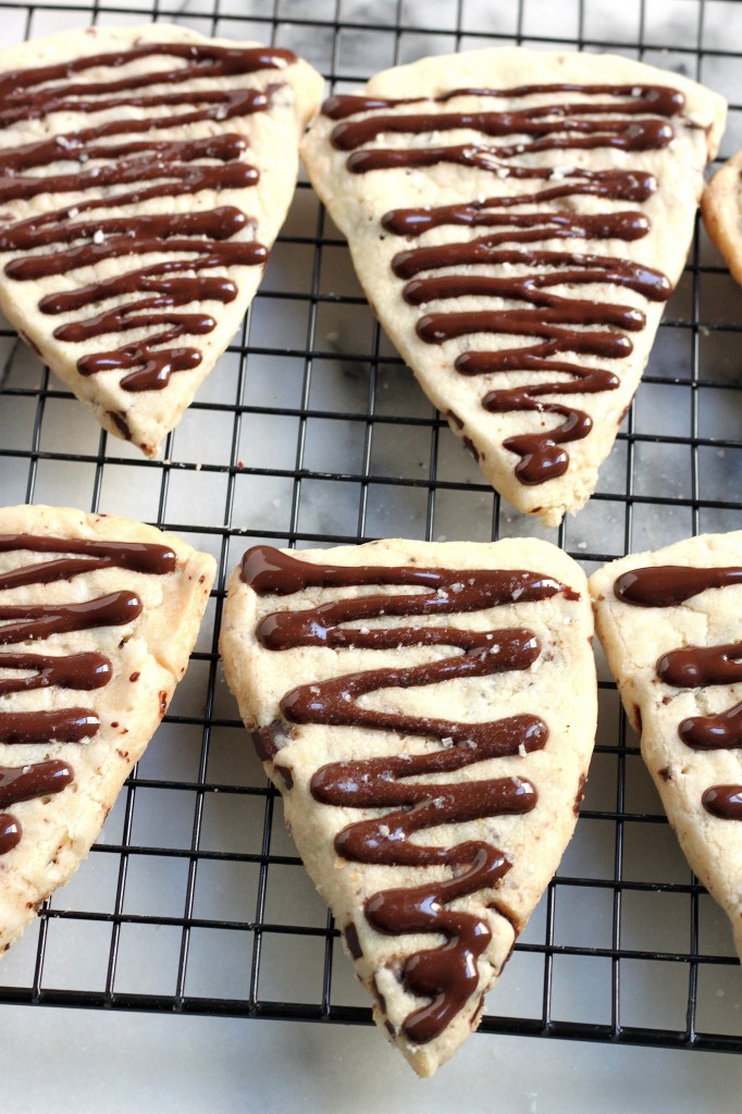 Chocolate Chunk Clementine Shortbread