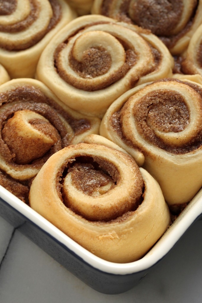 Eggnog Tiramisu Cinnamon Rolls with Kahlua Coffee Caramel Drizzle