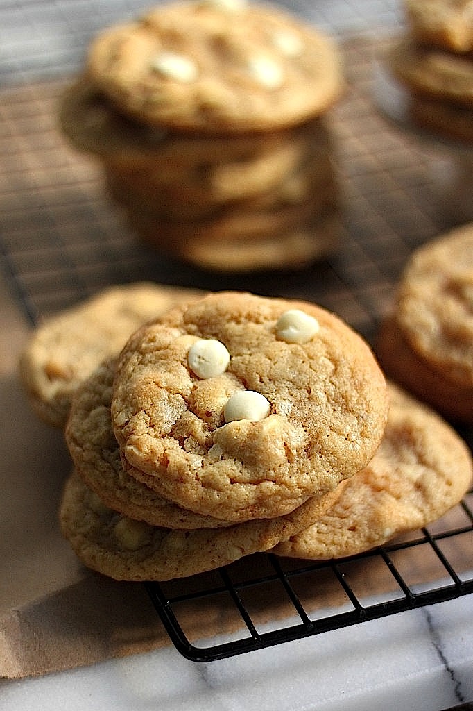 Brown Sugar White Chocolate Walnut Cookies