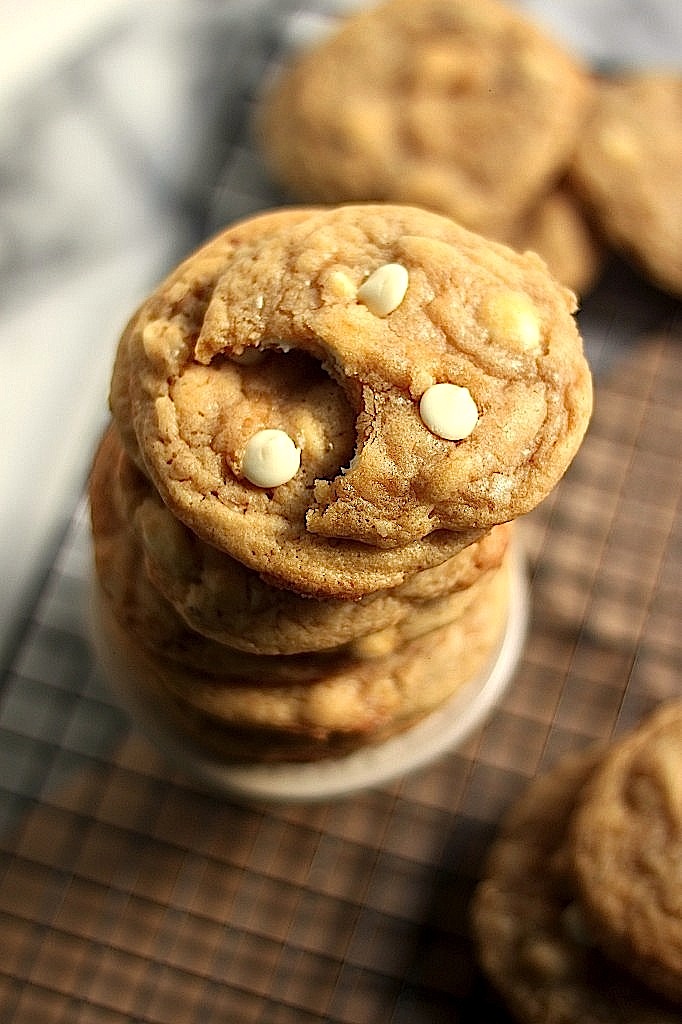 Brown Sugar White Chocolate Walnut Cookies