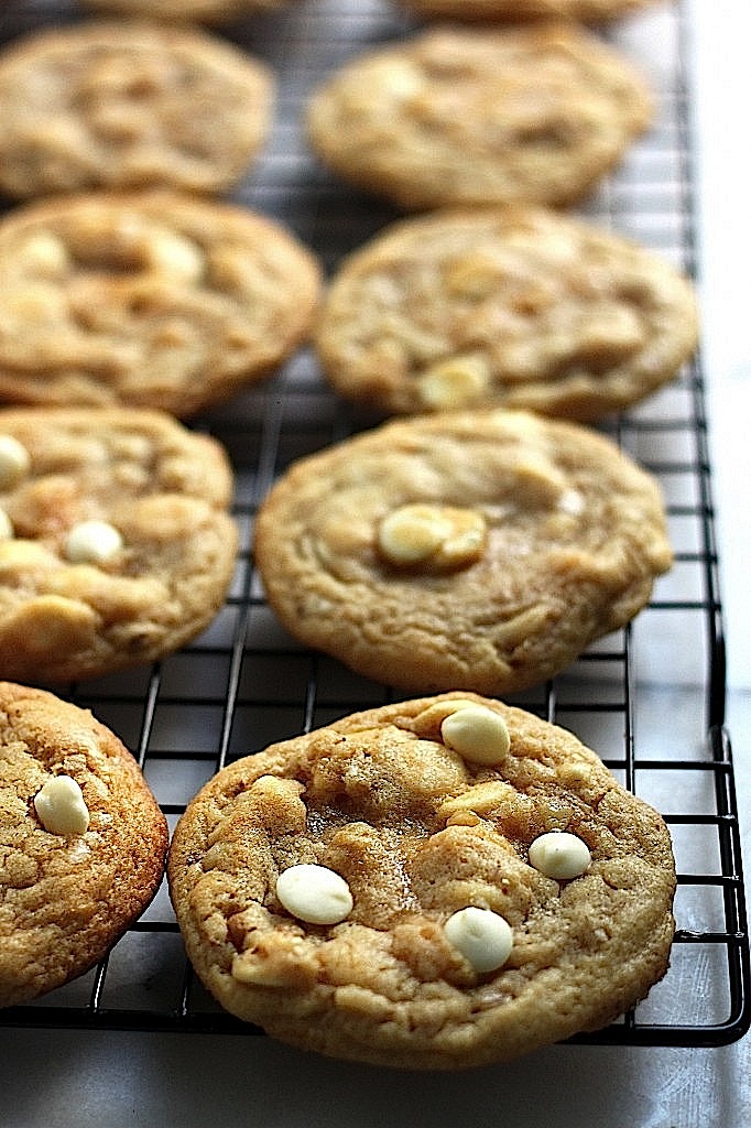 Brown Sugar White Chocolate Walnut Cookies