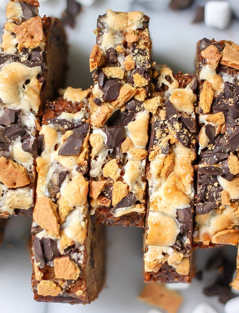 Kahlua Caramel S'mores Banana Bread