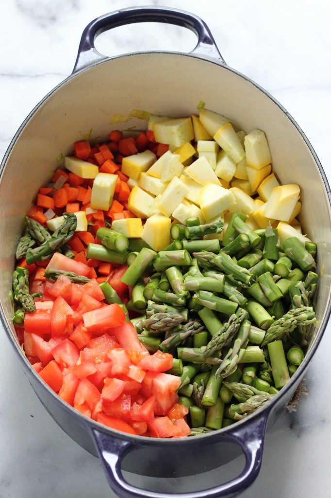 Spring Chicken Vegetable Soup