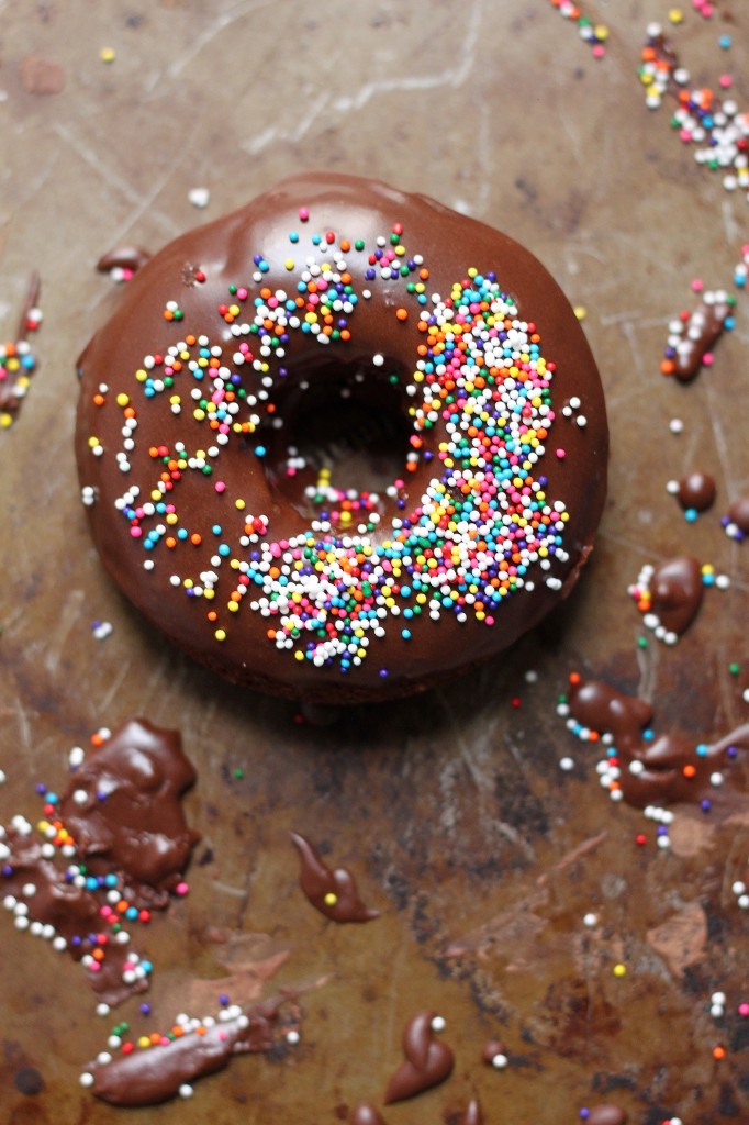 Chocolate Glazed Chocolate Banana Donuts