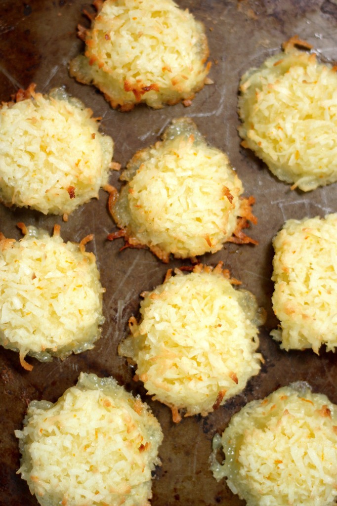 Chocolate Covered Coconut Macaroons