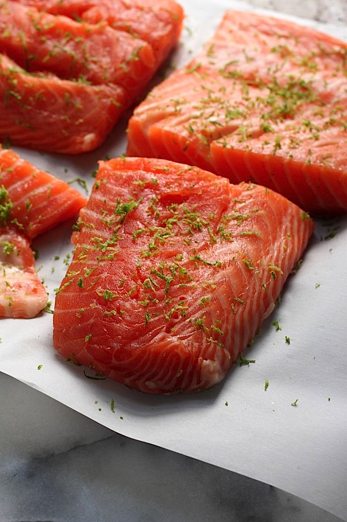 Sweet and Spicy Sriracha Baked Salmon