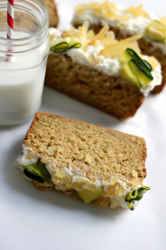 Brown Butter Zucchini Bread with Orange Blossom Ginger Buttercream