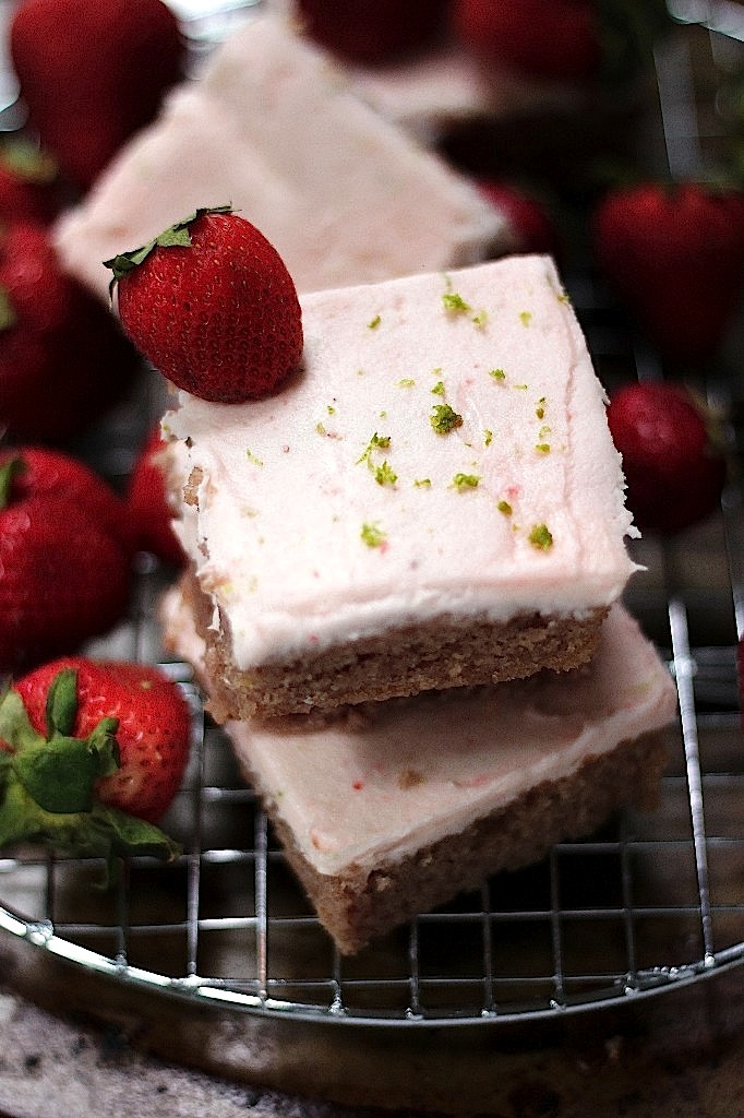 Strawberry Margarita Sheet Cake