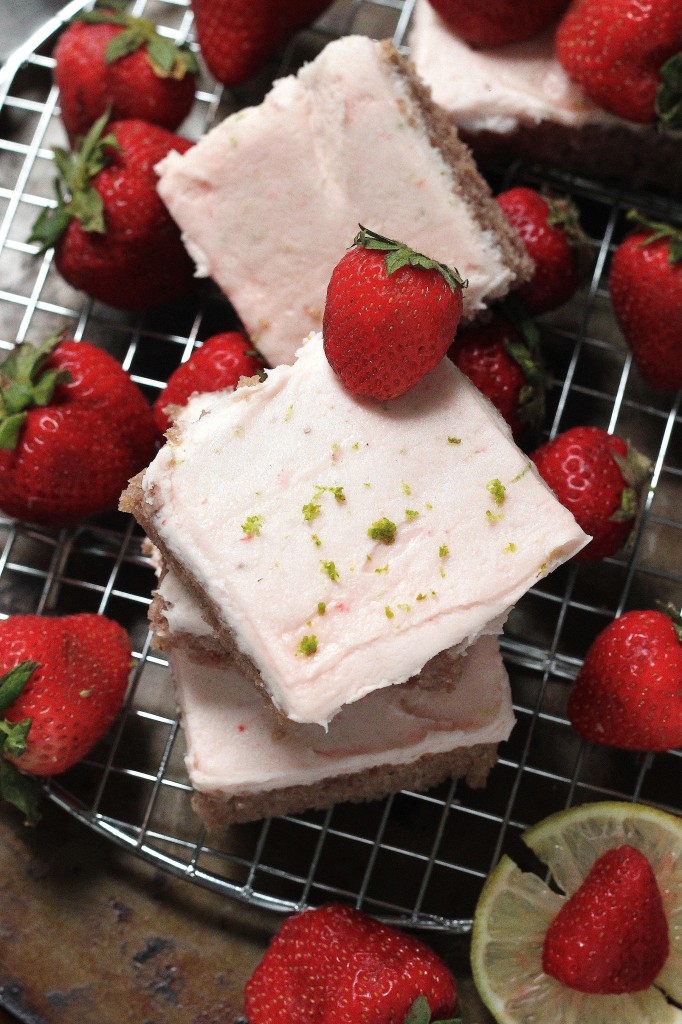 Strawberry Margarita Sheet Cake