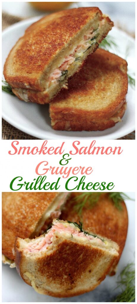 Smoked Salmon and Gruyere Grilled Cheese