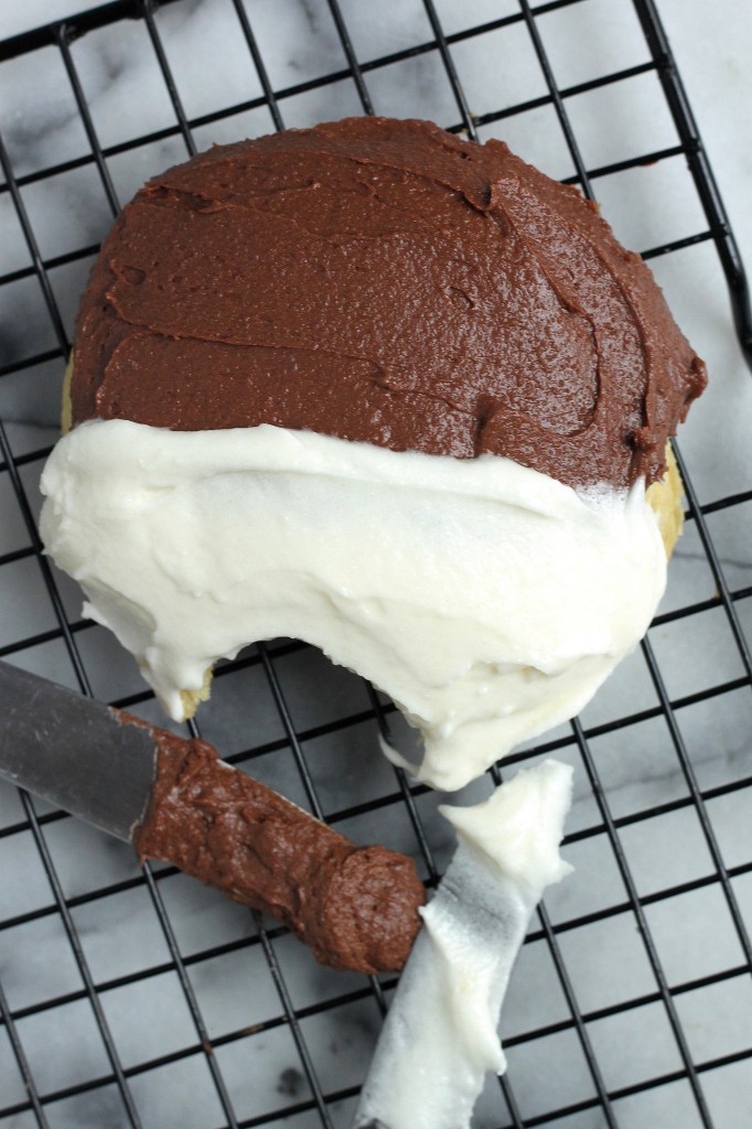 Black and White Cake Cookies