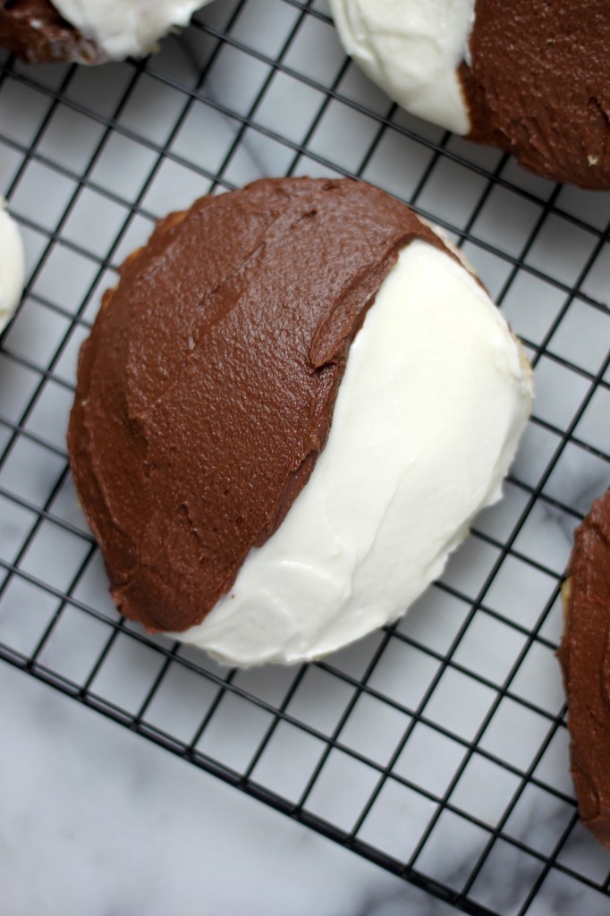 Black and White Cake Cookies