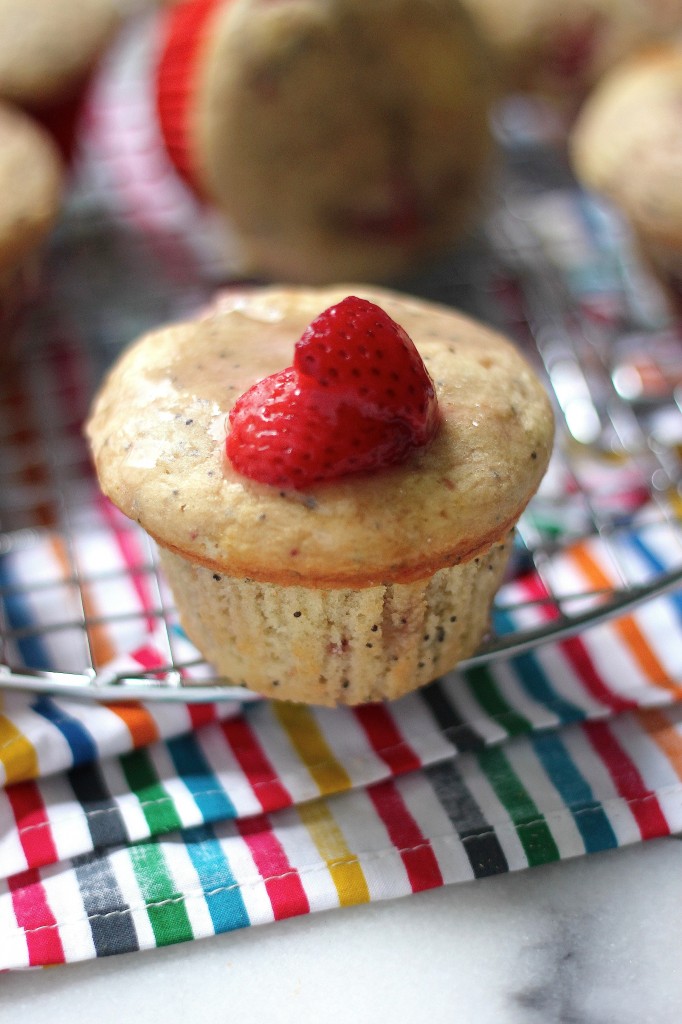 Strawberry Poppy Seed Breakfast Buns
