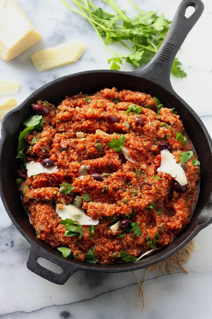 Quinoa Puttanesca