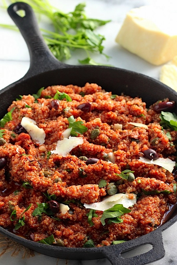 Quinoa Puttanesca