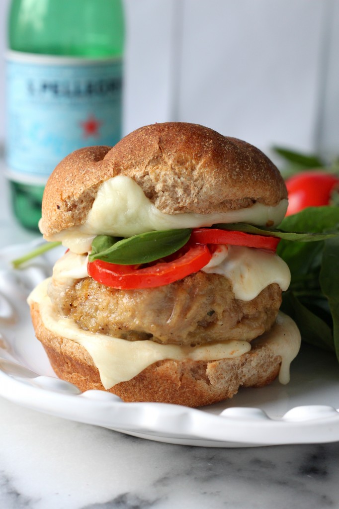 Sunday Suppers: Chicken Caprese Burgers