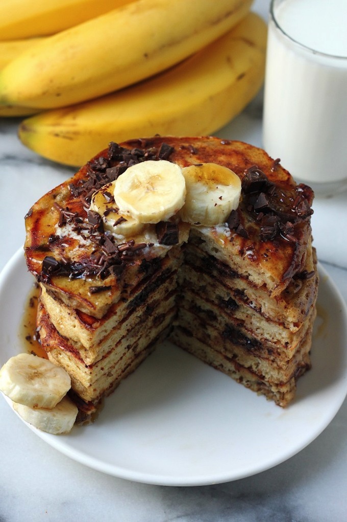 Best Ever Banana Oat Pancakes