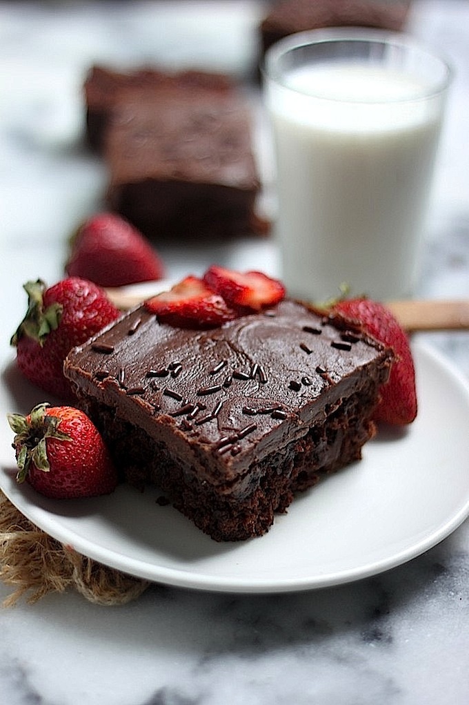 Triple Chocolate Oatmeal Cake