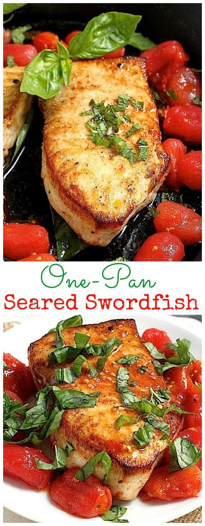 One-Pan Seared Swordfish