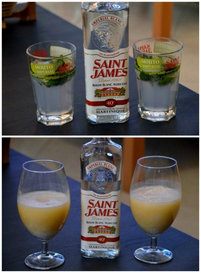 saint james mojito pina colada